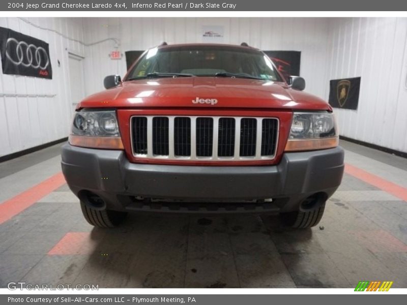 Inferno Red Pearl / Dark Slate Gray 2004 Jeep Grand Cherokee Laredo 4x4