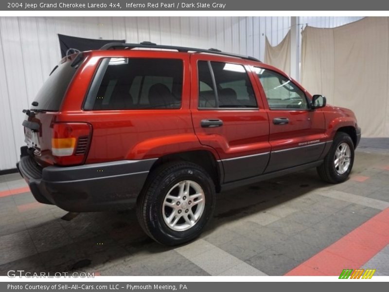 Inferno Red Pearl / Dark Slate Gray 2004 Jeep Grand Cherokee Laredo 4x4