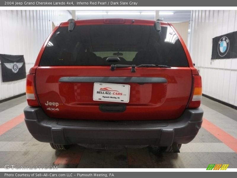 Inferno Red Pearl / Dark Slate Gray 2004 Jeep Grand Cherokee Laredo 4x4