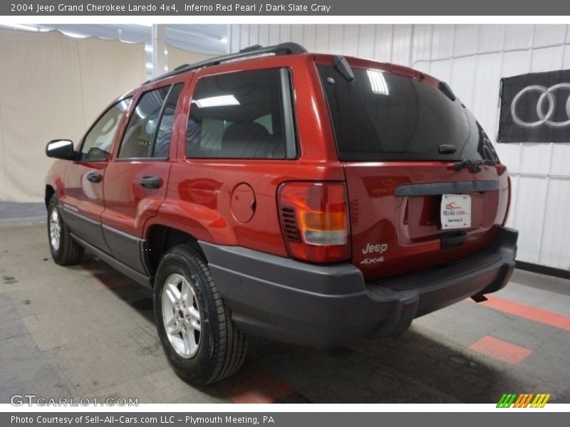 Inferno Red Pearl / Dark Slate Gray 2004 Jeep Grand Cherokee Laredo 4x4