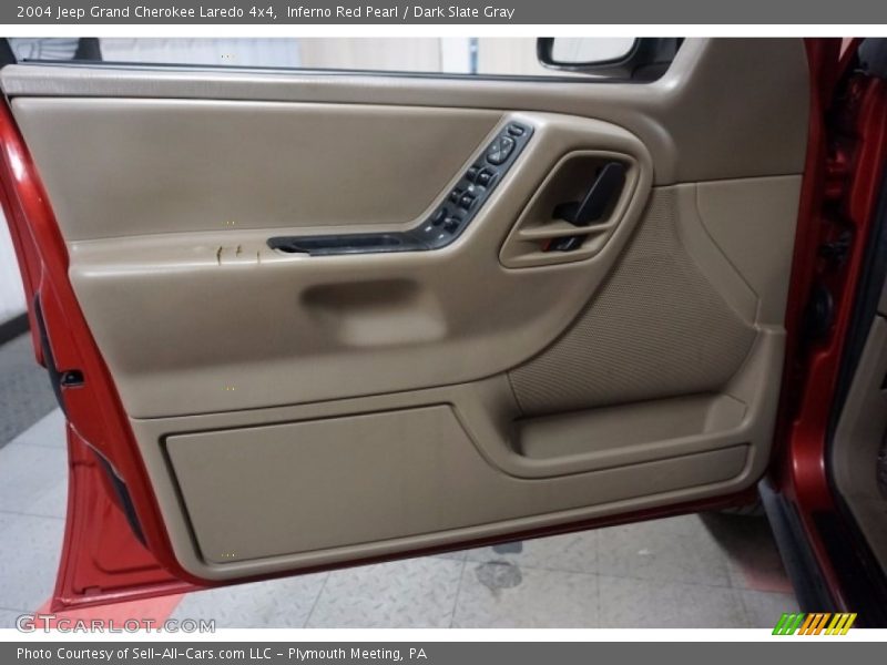 Inferno Red Pearl / Dark Slate Gray 2004 Jeep Grand Cherokee Laredo 4x4