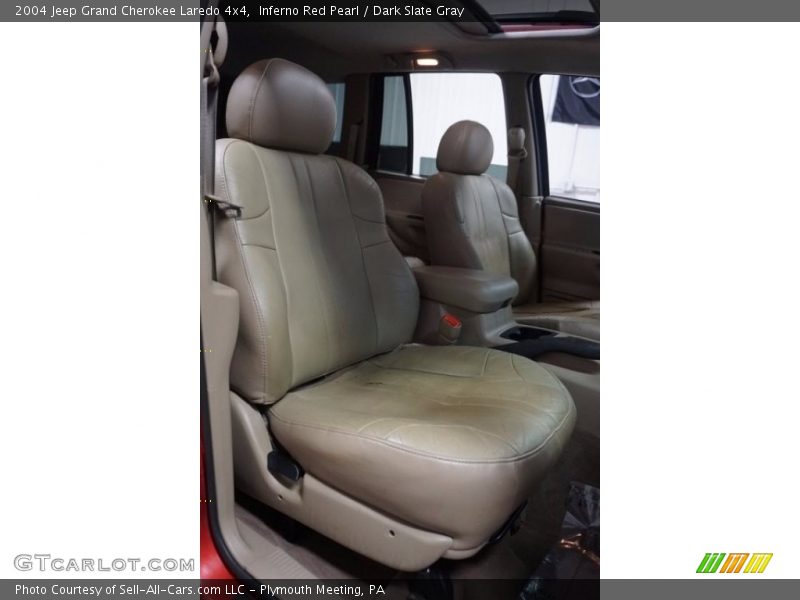 Inferno Red Pearl / Dark Slate Gray 2004 Jeep Grand Cherokee Laredo 4x4