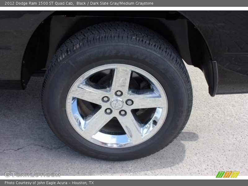 Black / Dark Slate Gray/Medium Graystone 2012 Dodge Ram 1500 ST Quad Cab
