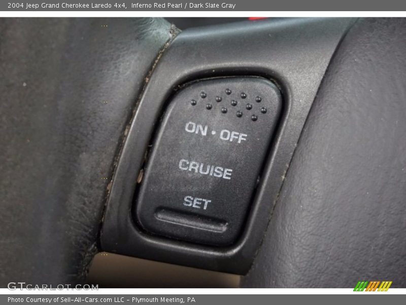 Inferno Red Pearl / Dark Slate Gray 2004 Jeep Grand Cherokee Laredo 4x4
