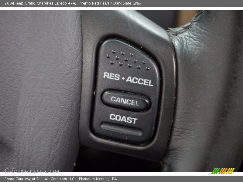 Inferno Red Pearl / Dark Slate Gray 2004 Jeep Grand Cherokee Laredo 4x4