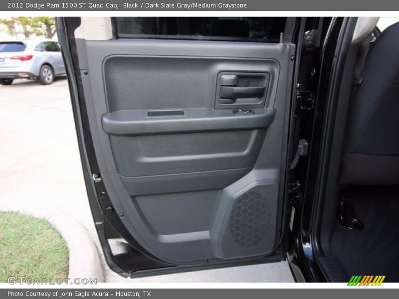 Black / Dark Slate Gray/Medium Graystone 2012 Dodge Ram 1500 ST Quad Cab