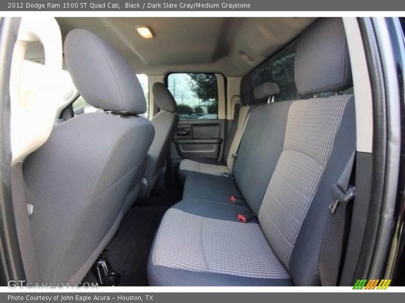 Black / Dark Slate Gray/Medium Graystone 2012 Dodge Ram 1500 ST Quad Cab