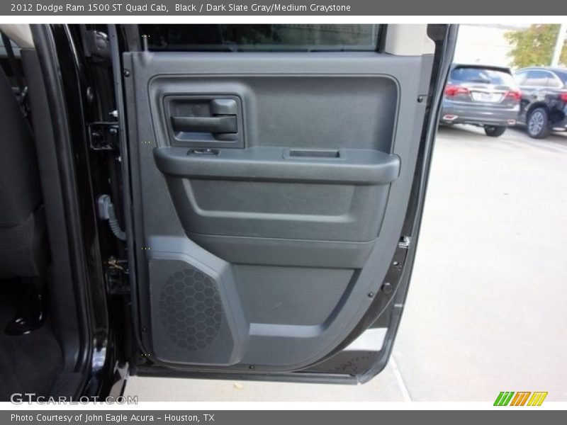 Black / Dark Slate Gray/Medium Graystone 2012 Dodge Ram 1500 ST Quad Cab