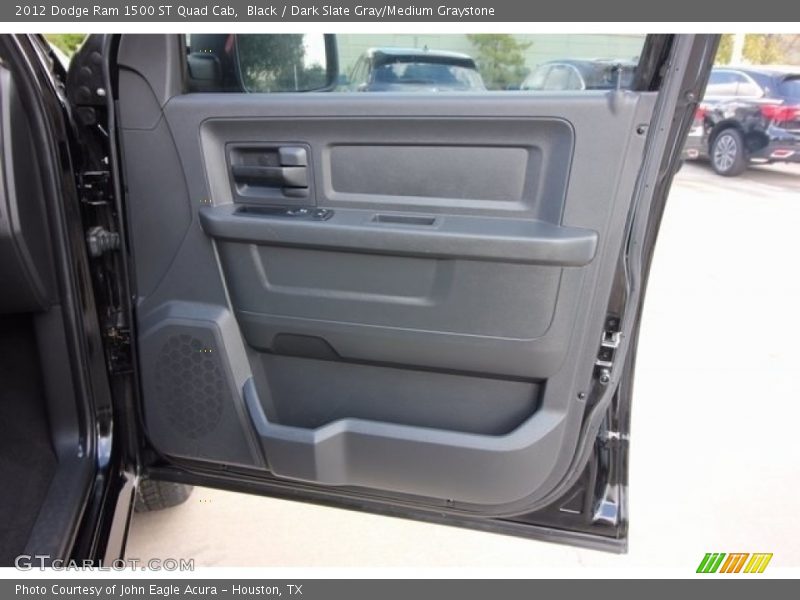Black / Dark Slate Gray/Medium Graystone 2012 Dodge Ram 1500 ST Quad Cab