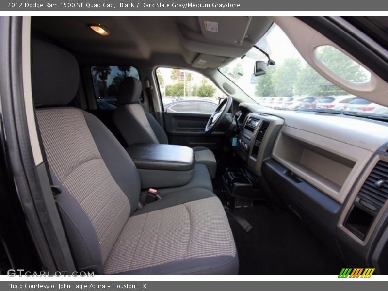 Black / Dark Slate Gray/Medium Graystone 2012 Dodge Ram 1500 ST Quad Cab