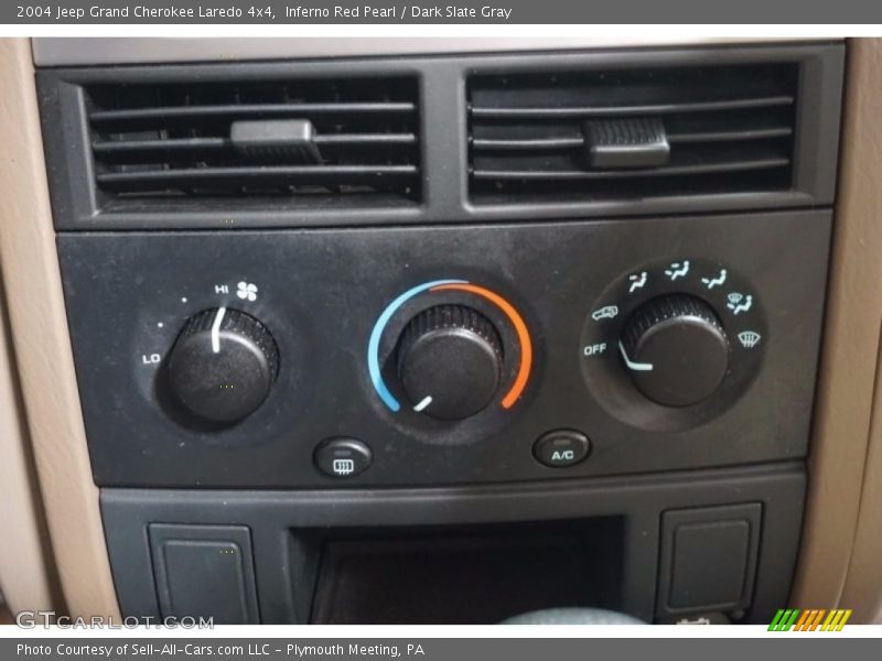 Inferno Red Pearl / Dark Slate Gray 2004 Jeep Grand Cherokee Laredo 4x4