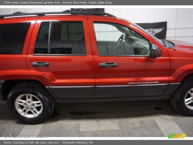Inferno Red Pearl / Dark Slate Gray 2004 Jeep Grand Cherokee Laredo 4x4