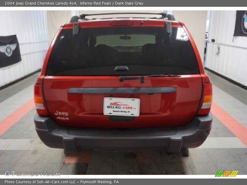 Inferno Red Pearl / Dark Slate Gray 2004 Jeep Grand Cherokee Laredo 4x4