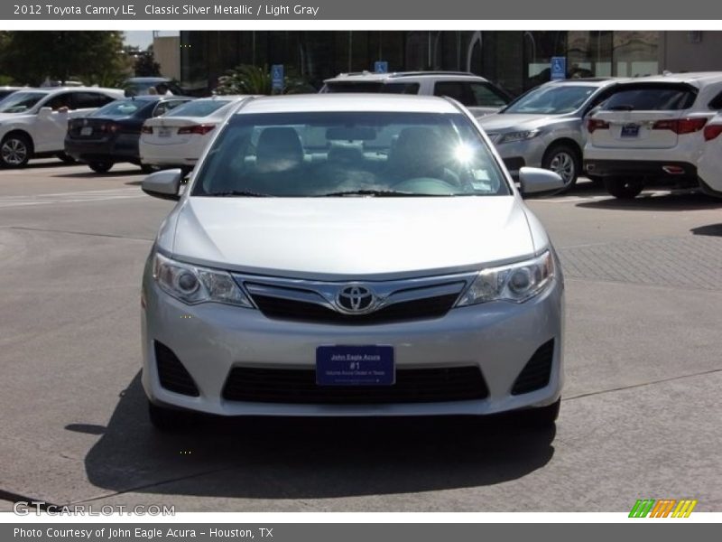 Classic Silver Metallic / Light Gray 2012 Toyota Camry LE