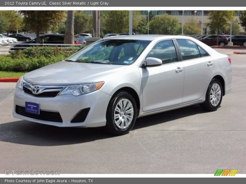 Classic Silver Metallic / Light Gray 2012 Toyota Camry LE