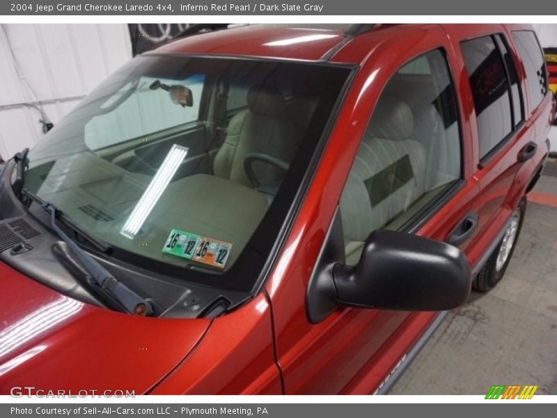 Inferno Red Pearl / Dark Slate Gray 2004 Jeep Grand Cherokee Laredo 4x4