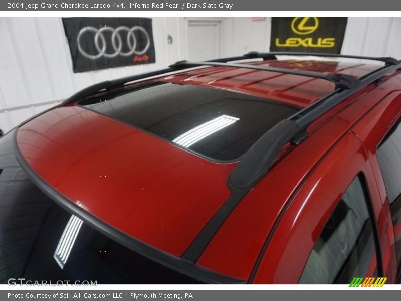 Inferno Red Pearl / Dark Slate Gray 2004 Jeep Grand Cherokee Laredo 4x4