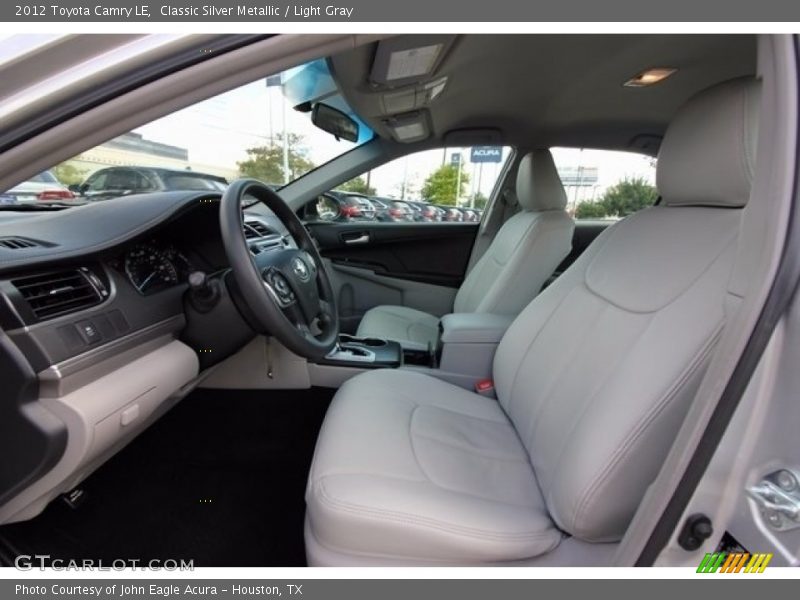 Classic Silver Metallic / Light Gray 2012 Toyota Camry LE