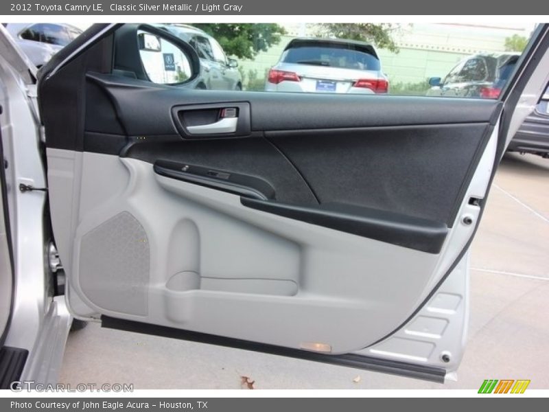 Classic Silver Metallic / Light Gray 2012 Toyota Camry LE