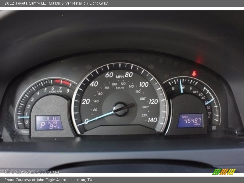 Classic Silver Metallic / Light Gray 2012 Toyota Camry LE