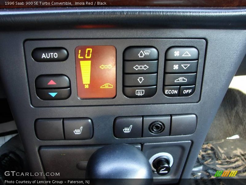 Imola Red / Black 1996 Saab 900 SE Turbo Convertible