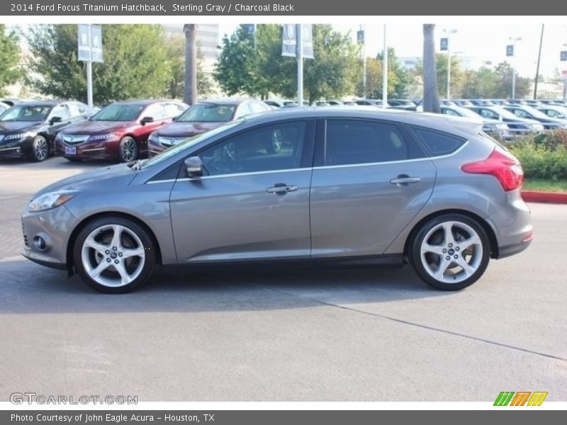 Sterling Gray / Charcoal Black 2014 Ford Focus Titanium Hatchback