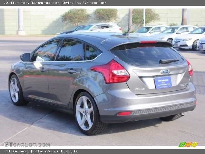 Sterling Gray / Charcoal Black 2014 Ford Focus Titanium Hatchback