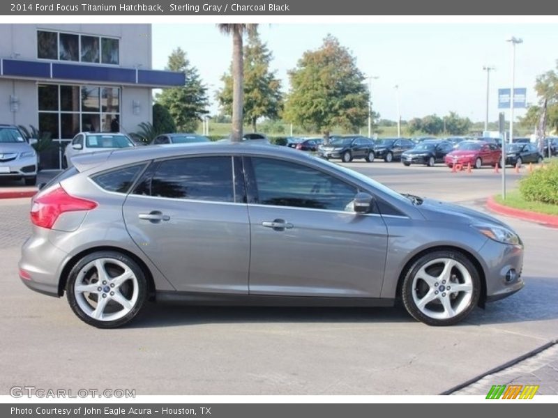 Sterling Gray / Charcoal Black 2014 Ford Focus Titanium Hatchback