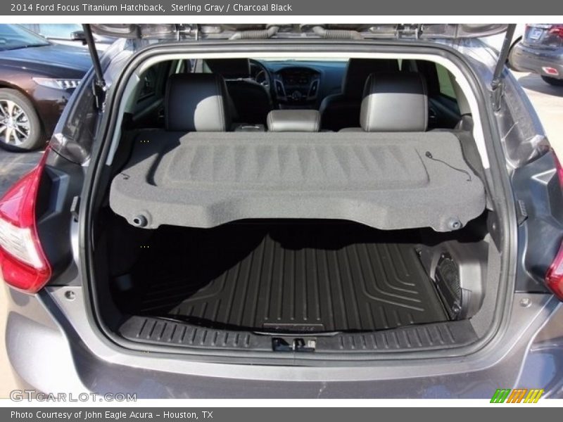Sterling Gray / Charcoal Black 2014 Ford Focus Titanium Hatchback