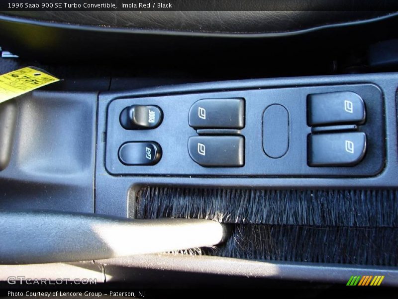 Imola Red / Black 1996 Saab 900 SE Turbo Convertible