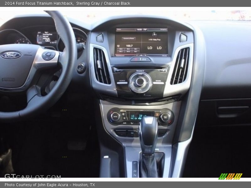 Sterling Gray / Charcoal Black 2014 Ford Focus Titanium Hatchback