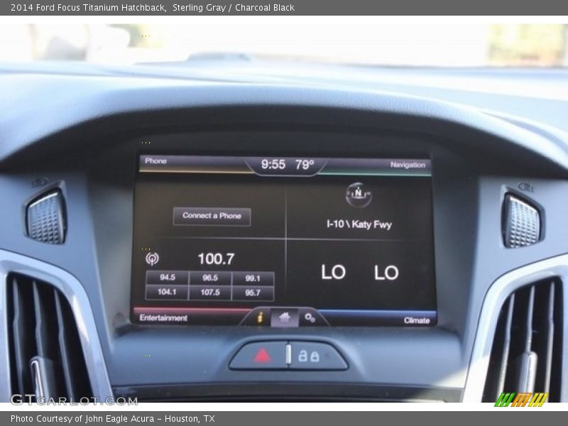 Sterling Gray / Charcoal Black 2014 Ford Focus Titanium Hatchback