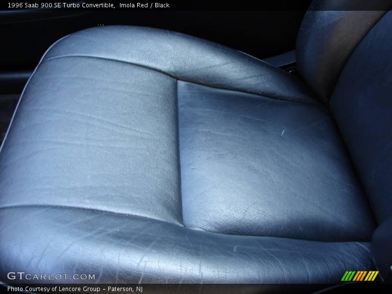 Imola Red / Black 1996 Saab 900 SE Turbo Convertible