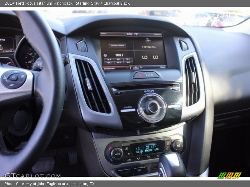 Sterling Gray / Charcoal Black 2014 Ford Focus Titanium Hatchback