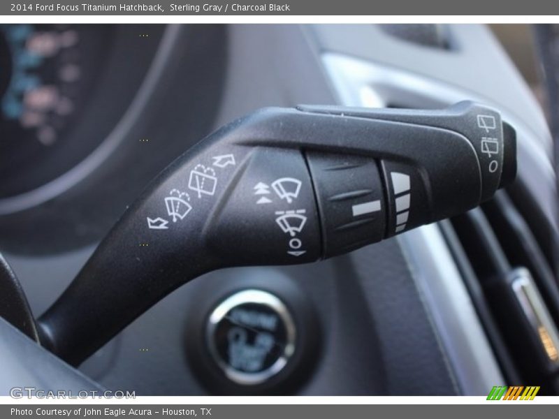 Sterling Gray / Charcoal Black 2014 Ford Focus Titanium Hatchback