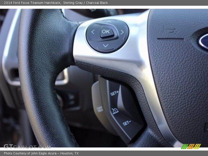 Sterling Gray / Charcoal Black 2014 Ford Focus Titanium Hatchback