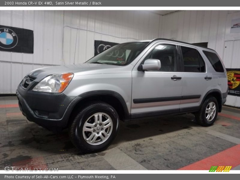 Satin Silver Metallic / Black 2003 Honda CR-V EX 4WD