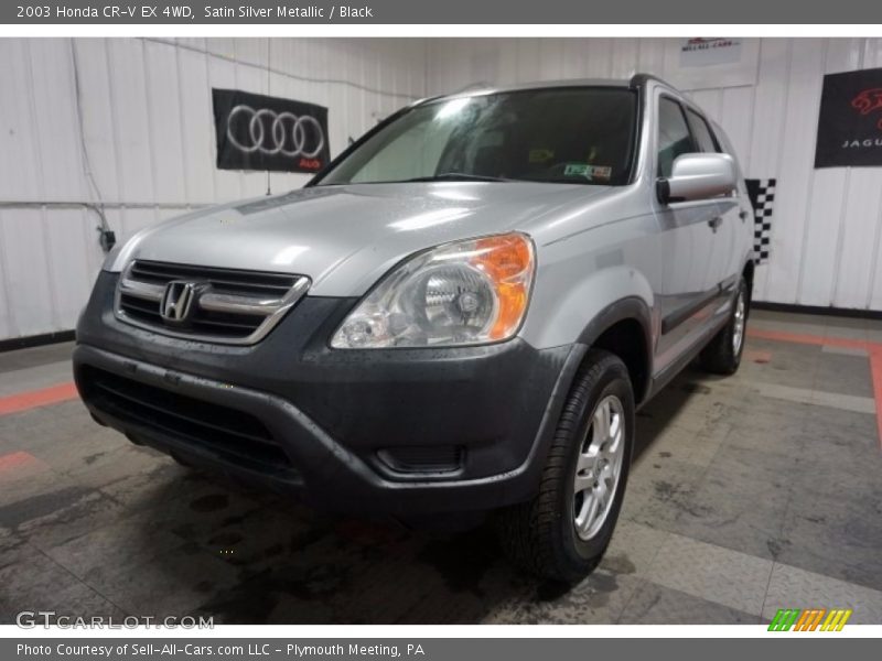 Satin Silver Metallic / Black 2003 Honda CR-V EX 4WD