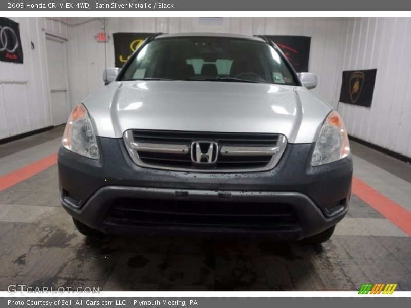 Satin Silver Metallic / Black 2003 Honda CR-V EX 4WD