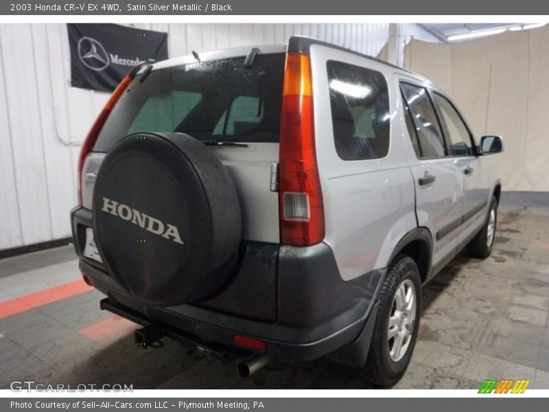 Satin Silver Metallic / Black 2003 Honda CR-V EX 4WD