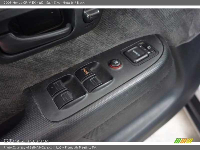 Satin Silver Metallic / Black 2003 Honda CR-V EX 4WD