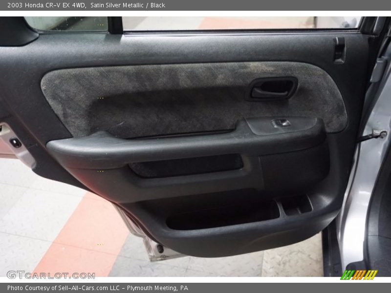 Satin Silver Metallic / Black 2003 Honda CR-V EX 4WD