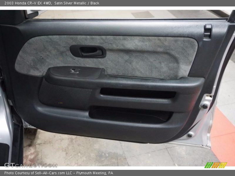 Satin Silver Metallic / Black 2003 Honda CR-V EX 4WD