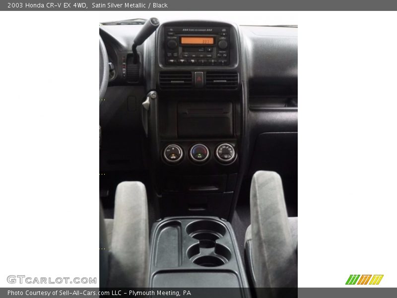 Satin Silver Metallic / Black 2003 Honda CR-V EX 4WD