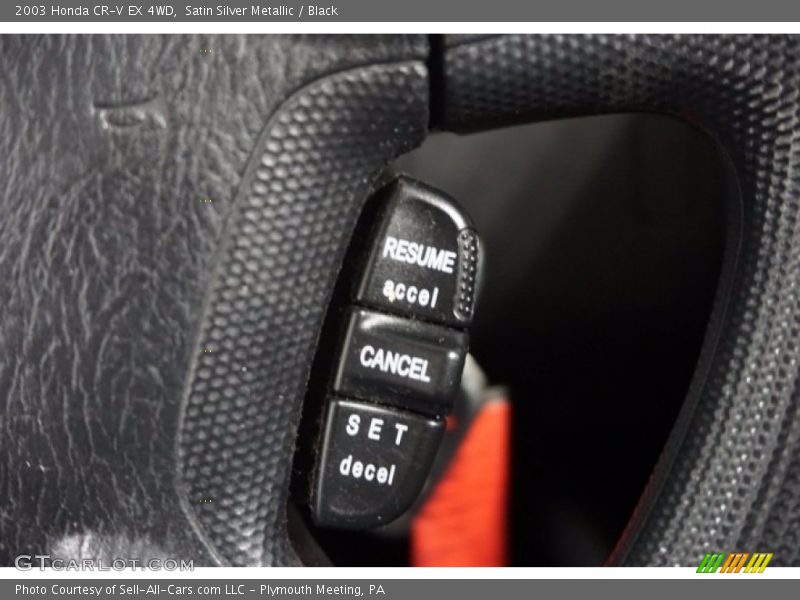 Satin Silver Metallic / Black 2003 Honda CR-V EX 4WD