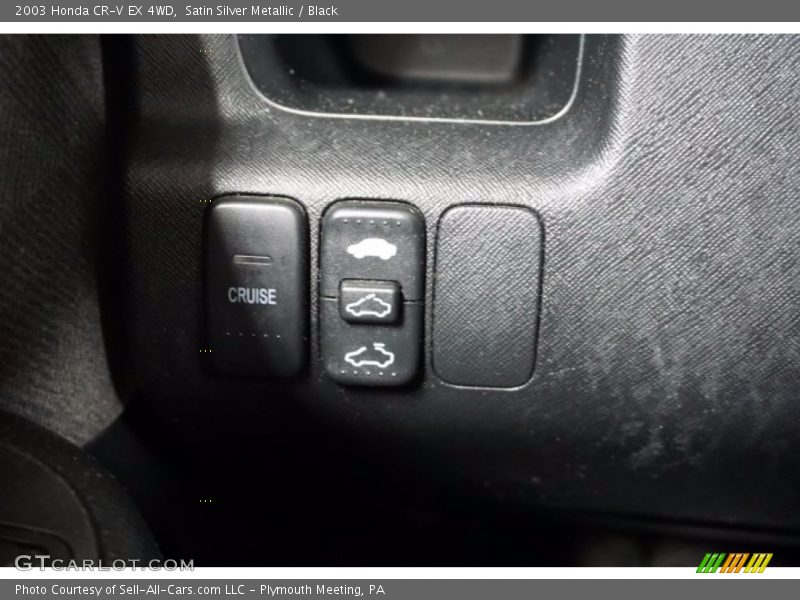 Satin Silver Metallic / Black 2003 Honda CR-V EX 4WD