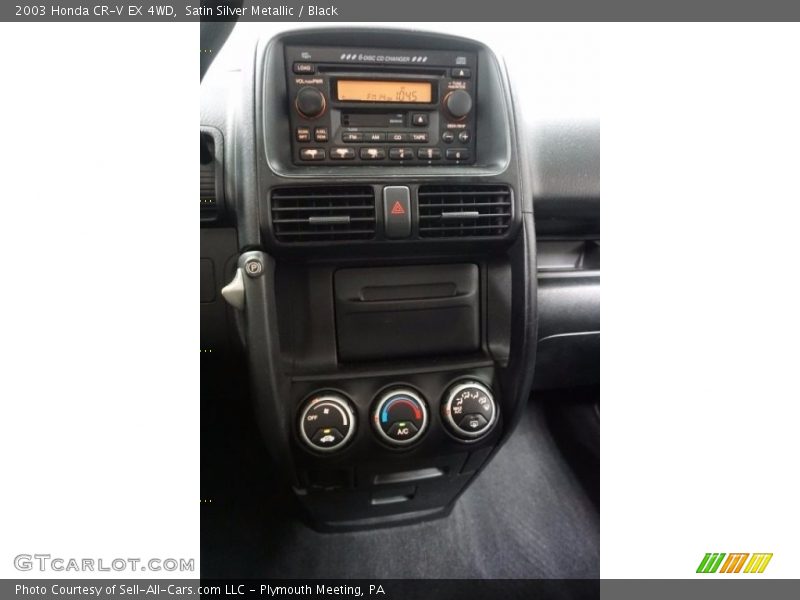 Satin Silver Metallic / Black 2003 Honda CR-V EX 4WD