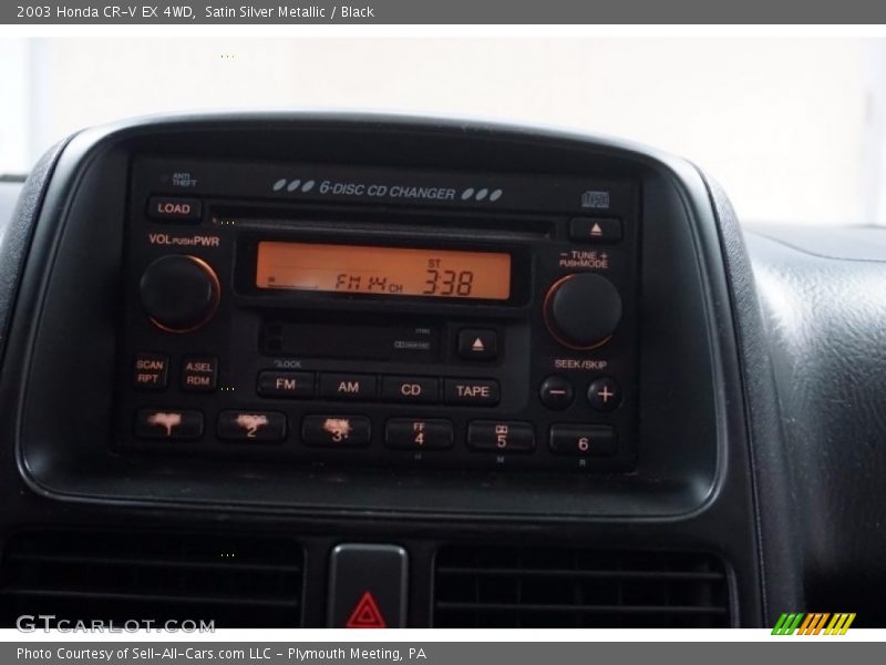 Satin Silver Metallic / Black 2003 Honda CR-V EX 4WD