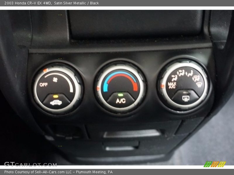 Satin Silver Metallic / Black 2003 Honda CR-V EX 4WD