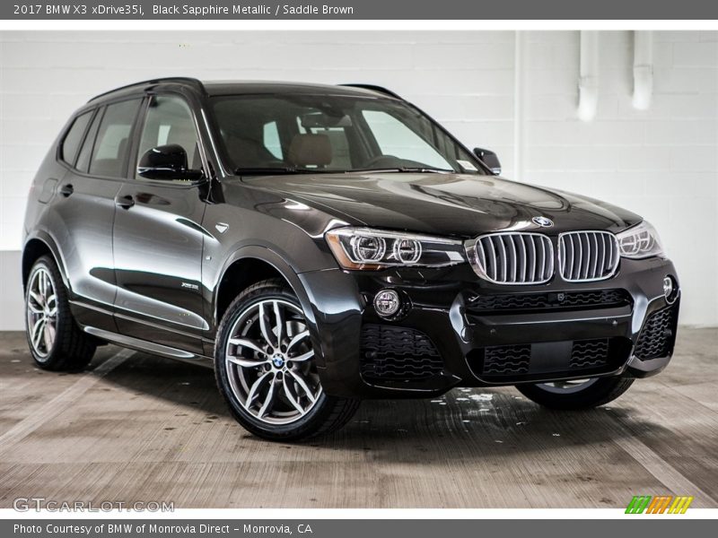 Front 3/4 View of 2017 X3 xDrive35i